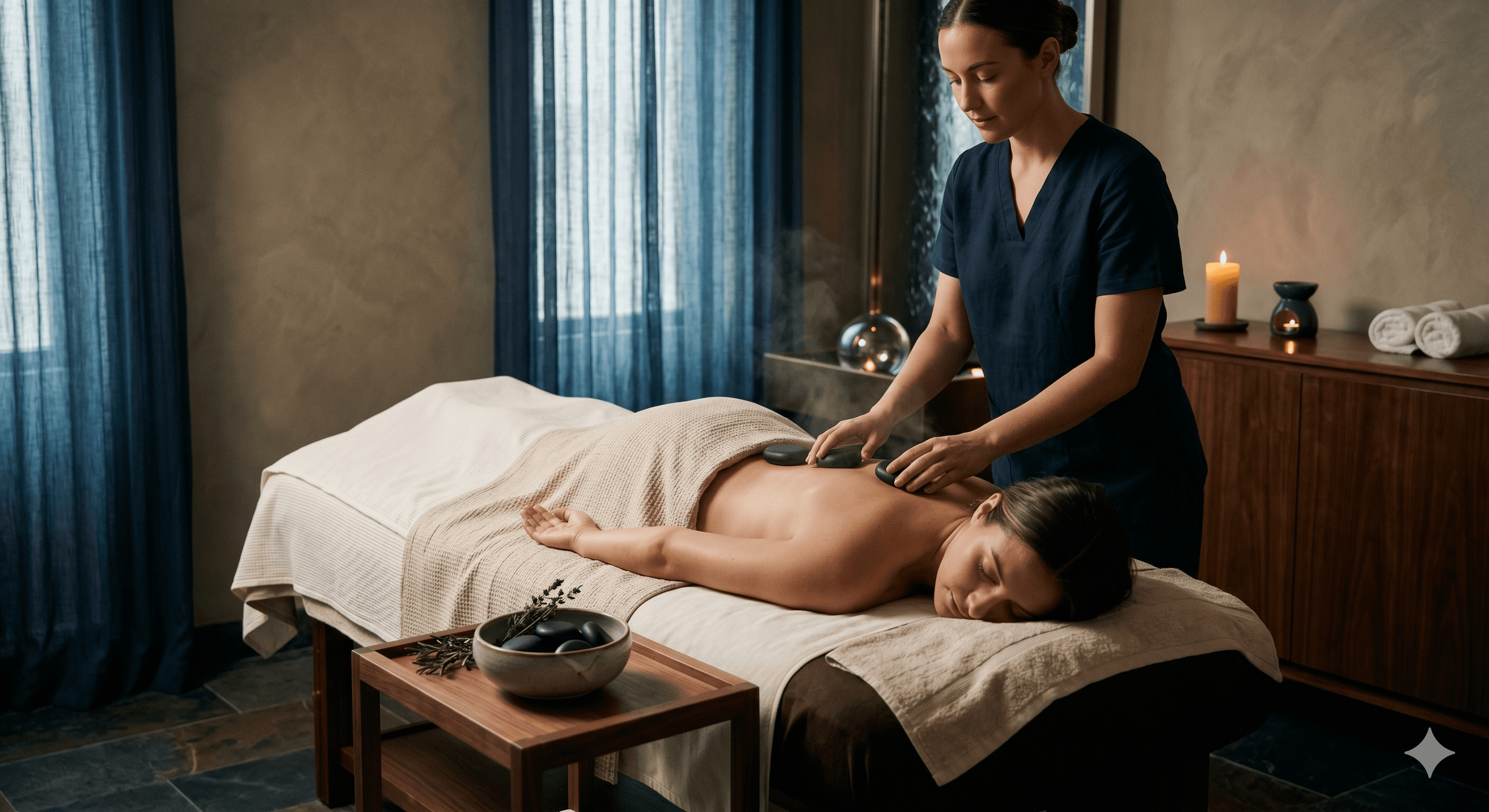 Volcanic Basalt Stone Therapy — Terra Rituals ritual at Maris & Terra Noida